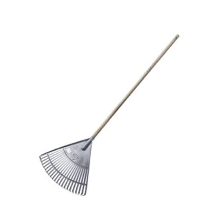 Herragro Plastic Rake, 22 Tines, Wood Handle HG43001323